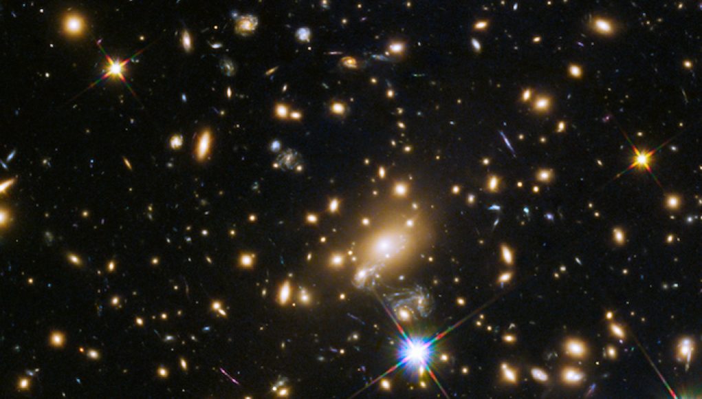 The Universe’s expansion can be estimated through a gravitational lens, providing a third option.