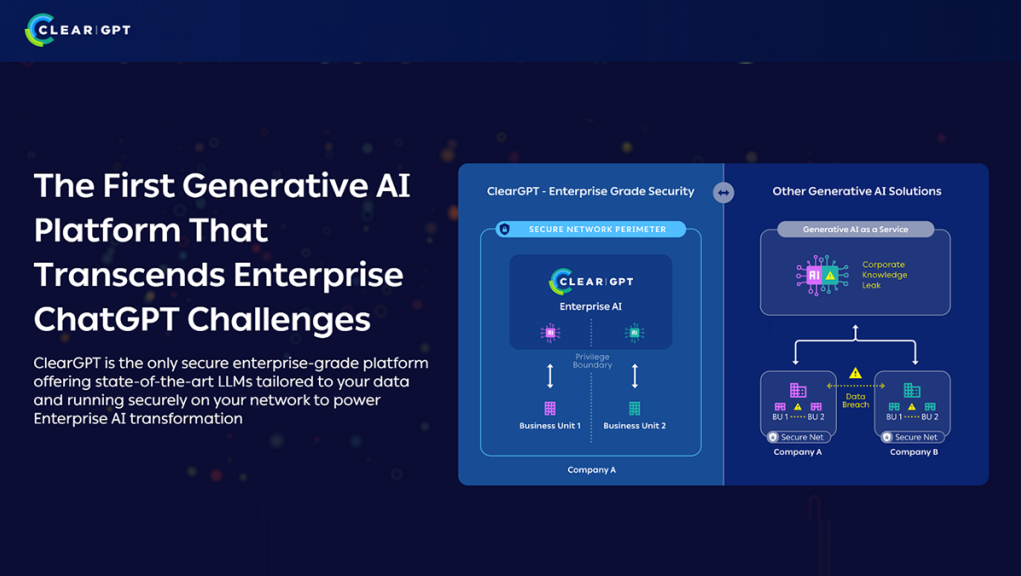 ClearML Launches ClearGPT, an AI Platform that Overcomes ChatGPT Challenges