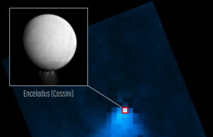 Webb Telescope captures massive water vapor plume on Enceladus Webb Telescope captures massive water vapor plume on Enceladus