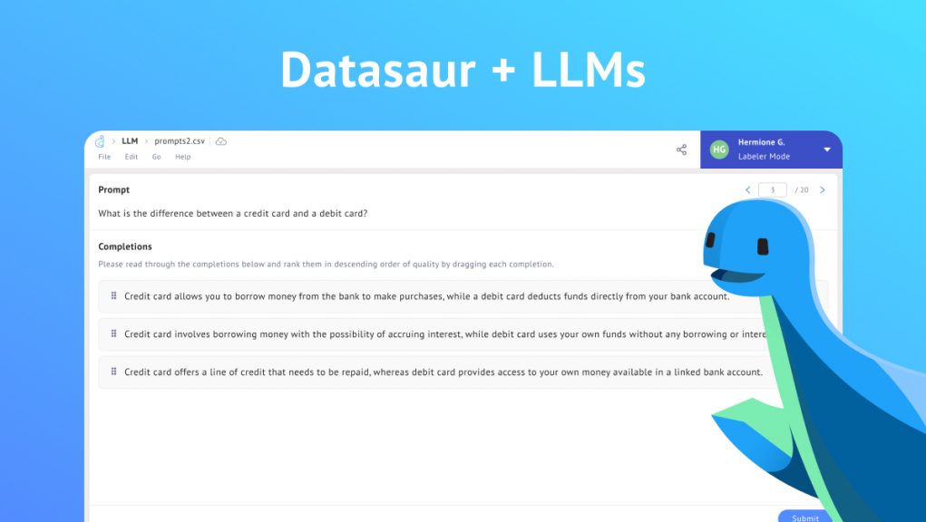 Datasaur Introduces LLM Tool to Train Personalized ChatGPT Models